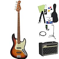 Amazon | Bacchus BJB-1-RSM/M ベース 初心者12点セット 【VOXアンプ付