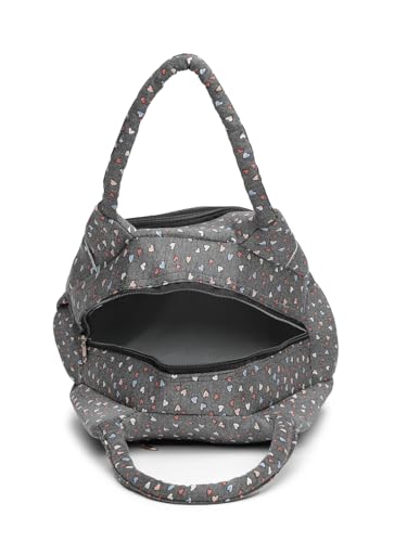Image of ENSAC Women's Printed Fabric Handbag | Trendy Shoulder Bag for Daily Use | Lightweight, Spacious & Stylish Purse for Office, Shopping, & Travel