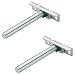 Produktbild Gedotec Wandregal Tablarträger verstellbar Regal-Bodenträger unsichtbar Regalträger - H9020 | Tragkraft 180 kg | Stahl Fachboden-Träger verdeckt für Wand-Montage | 2 Stück - Schwerlast Regalhalter