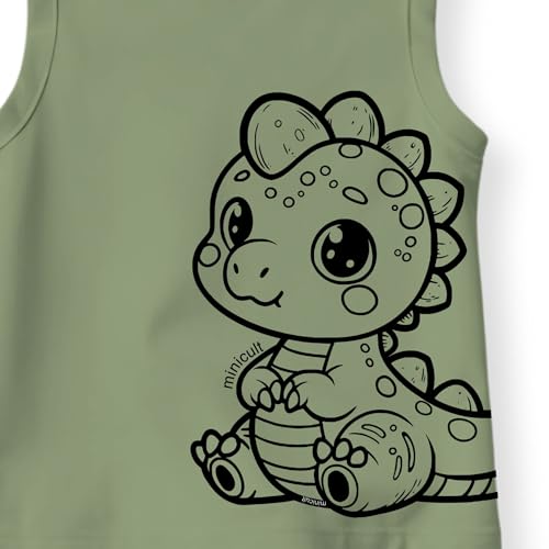 Image of minicult kids Kids Cotton Shorts and Matching Tshirt Coord clothing set with Cute Prints Clothing Set (200gsm Cotton Fabric)