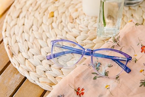 Lunettes progressives violettes +2.00 Wren pour presbyte et lecture - 4