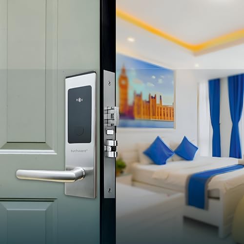 Image of XS1100 Smart RFID+BLE, Door Lock - Keyless Entry for Homes, Apartments, Office, Hotels (Left, Silver)