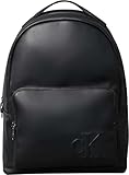 CALVIN KLEIN Herren CK Round BACKPACK LV04D3246G Rucksack, Schwarz (Schwarz), Einheitsgröße, Schwarz (Schwarz), Einheitsgröße, Rucksack