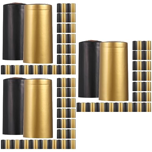 SOLUSTRE Sets Wine Bottle Sealing Shrink Wrap Heat Shrinkable Caps Bottle Seal Shrink Caps Prevent Preserve Flavors Pcs