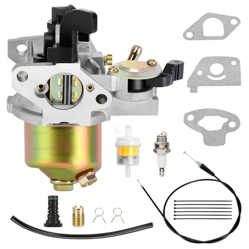 Image of Carburetor Carb Kit Compatible with Monster Mega Moto 80cc 105cc Mini Bike MMB80 MMB105 Motovox MBX10 Baja DB30 Dirt Bug Coleman B100 RT100 Go Kart 79cc 97cc Engine Parts with Throttle Cable