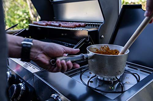 Monument Grills Larger 4-Burner Propane Gas Grills Cabinet Style, Black,Led Controls,Side Burner,Usb Light-13892 #TOP6