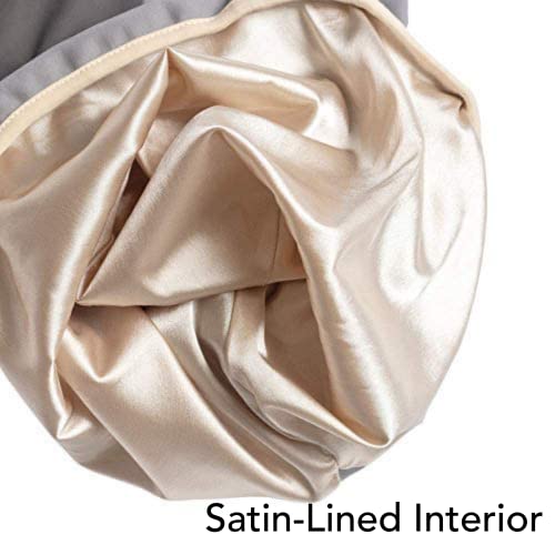 Hairbrella Lite Women’s Rain Hat - Satin-Lined Waterproof Hair Protection With Adjustable Strap | Foldable & Packable Integrated Storage Pouch Hat Paloma #TOP6