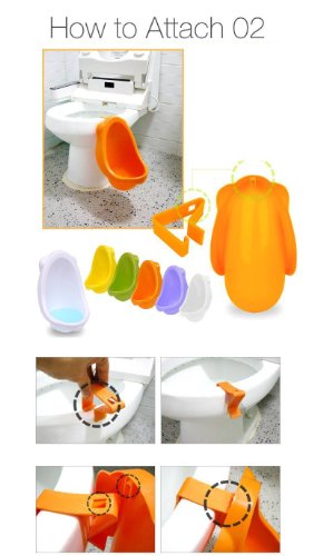 JD Kids Urinal Potty Training for Boys Pee 5 Color Child (Green)