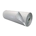EcoFoil rFoil Single Bubble Insulation 48" x 125’ (500 sq. ft.) - Reflective Insulation Reflects 96% of Radiant Heat - Foil Faced Insulation Roll - Radiant Barrier & Vapor Barrier to Block Moisture