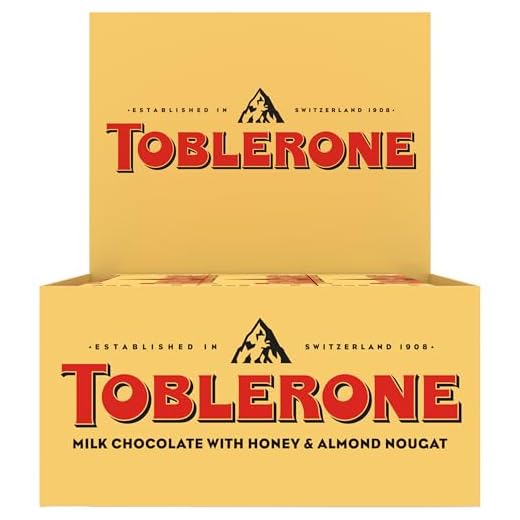 Toblerone Milk Chocolate Bar Pack of 12