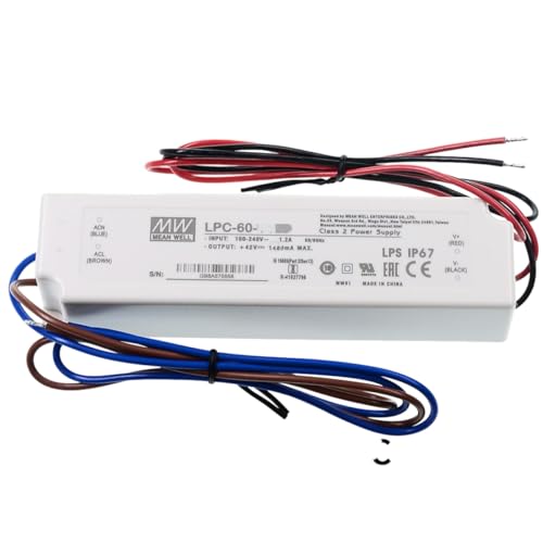 Driver LED LPC 60W 1050mA Alimentatore switching Convertitore di potenza Trasformatore LPC-60-1050