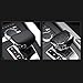 AUTO-P Suitable for Audi 2017-up A4 A5 S5 RS5 Q7, 2018-up Q5 Shift knob Cover Shell Interior Modification (ABS Carbon Fiber Plaid) (A)