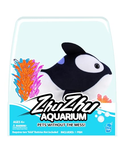 Zhu Zhu Fish - Flip - Orca