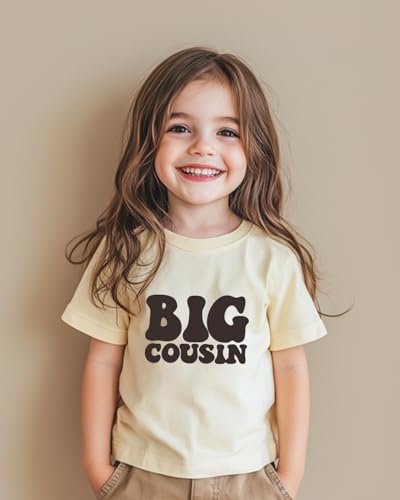 Cousin Crew Shirts for Kids Boys and Girls Baby T-Shirt Promoted to Big Cousin Toddler Summer Short Sleeve Tops Tee 2-8 Years3