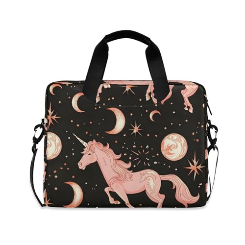 Funda Maletín para Portátil 13-15.6 Pulgadas Unicornio Rosa miniatura 1