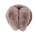 TZ Promise Fuzzy Faux Fur Earmuffs for Women – Winter Warm Foldable Fluffy Ear Muffs for Cold Weather Outdoor (Camel)