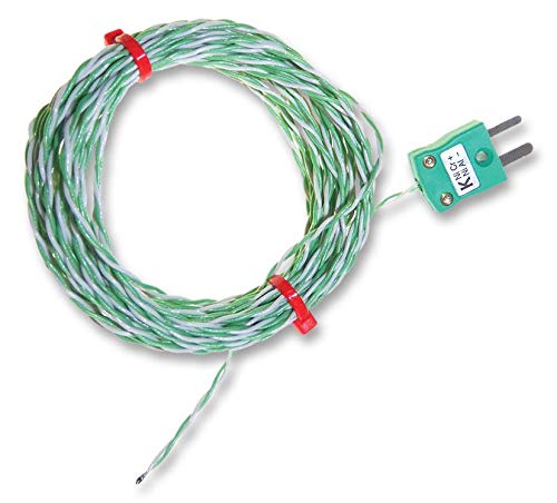 TERMOPAREJA, Tipo K, 5M, 250 DEG C | Sensores de temperatura de termopares, 1 X Qty - Z2-K-5.0-MP-1/0.315 PFA TTP+MP
