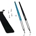 Ciscle Disc Stylus 2 Pack Precise Disc Styli with 4 Replacement Disc Tips for Capacitive Touch Screen iPads, Tablets, iPhones, Samsung Galaxy Note /Tab and more (Black+Blue)