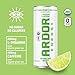 ARDOR ENERGY Sparkling Water Mexican Lime 12 pack with 100mg Organic Caffeine from Green Tea & 200mg Organic L-Theanine (Focus & Calm). No Sugar. No Calories. Vegan. Gluten Free.