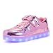 Imagen de Niños Niñas 7 Color USB Carga Zapatos LED