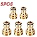 Universal Tap Kitchen Adapters Brass Faucet Tap Connector Mixer Hose Adaptor Basin Fitting Garden Watering Garden Tools(5pcs)