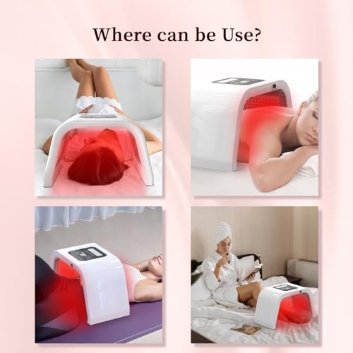 Image of LED Light Therapy Machine, Red Light Therapy for Body, LED Face Mask, Light Therapy, 8 in 1 Home Color Equipment