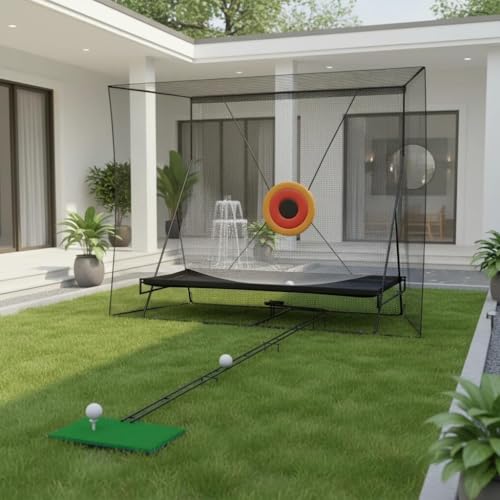 10 x 8 FT Golf Hitting Net, Golf Practice Net for Swing Training - image 6
