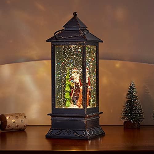 Three Kings SnowSwirl Santa Lantern