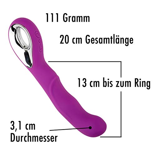 Gotta One Vibrator voor hem en haar, seksspeeltje met 10 vibratiemodi, G-spot stil en sterk, clitoris siliconen anale dildo paar masturbatie realistisch seksspeeltje erotiek massageapparaat - Afbeelding 4