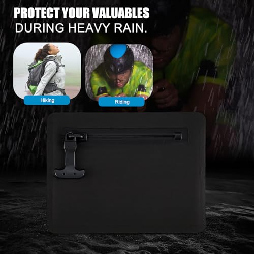 Cartera Impermeable Negra Abbylike con Cierre Hermético Resistente miniatura 6