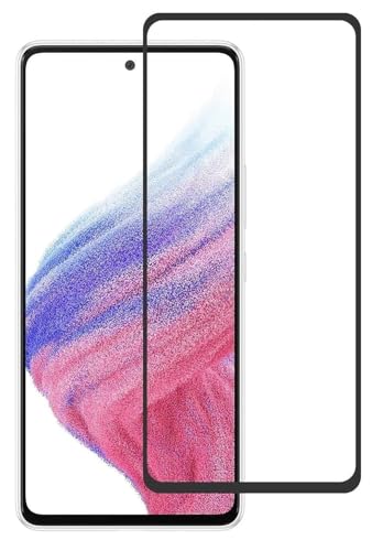 Image of HD Tempered Glass Screen Protector Compatible For Samsung galaxy A53 5G With Edge To Edge Coverage And Easy Installation Kit