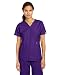WonderWink Women's Scrubs Peek-A-Boo Top, Grape, Medium