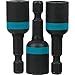 Makita A-97667 Impactx 3/8? x 1-3/4? Magnetic Nut Driver, 3 Pack