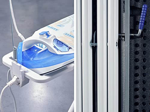 Leifheit Bügelbrett Air Board M Compact Plus Jungle, für Dampfbügeleisen, ultraleichtes...