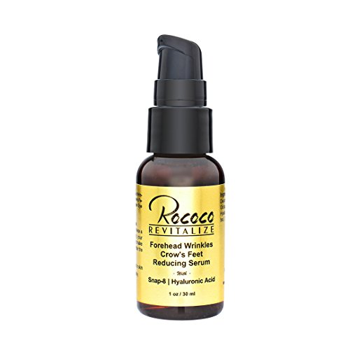 Forehead Wrinkles Crows Feet Reducing Serum with Snap-8 Hyaluronic Acid - 1oz