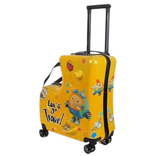 Kids Carry Luggage - Scooter Suitcase | Rolling Childrens Travel Suitcase | Kids Luggage with 4 Spinner Wheels | Kids Ride-On Travel Suitcase | Children's Ride On Trolley Waterproof Kids Carry Luggage - Scooter Suitcase | Rolling Childrens Travel Suitcase | Kids Luggage with 4 Spinner Wheels | Kids Ride-On Travel Suitcase | Children's Ride On Trolley Waterproof
