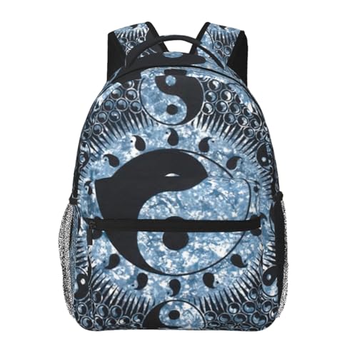 Mochila duradera Yin Yang evita roturas en tus viajes cotidianos