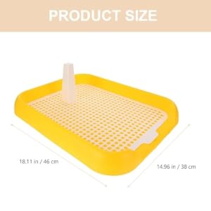 ULTECHNOVO Dog Litter Box Mesh Training Toilet Potty Tray for Puppy and Small Size Dog Indoor Dogs Potty Training Pads Holder for Small and Medium Dogs Pee Pad Holder ULTECHNOVO Dog Litter Box Mesh Training Toilet Potty Tray for Puppy and Small Size Dog Indoor Dogs Potty Training Pads Holder for Small and Medium Dogs Pee Pad Holder