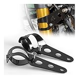 Headlight Fog Light Mounting Holder Universal Fork Tube Motorcycle Headlight Mount Bracket for for KZ1000 1100 KZ550 KZ650