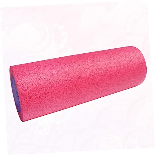 WOONEKY rodillo de espuma sólido para yoga durable, columna de masaje para fitness, yoga y entrenamiento de equilibrio, material de alta elasticidad, rosa para mujeres miniatura 5