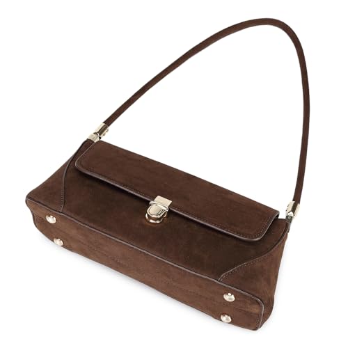 Vintage Suede Mini Hobo Tote