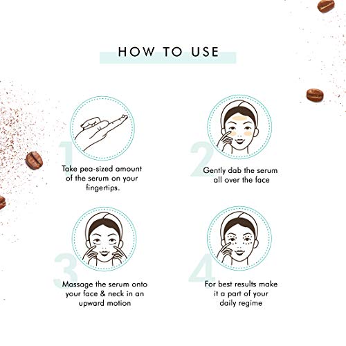 Mcaffeine Coffee Hydrating Face Serum For Glowing Skin, Reduces Dark Spots, Pigmentation & Protects From Sun Damage For Unisex, 40ml - Image 7