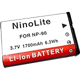 NinoLite NP-90 互換 バッテリー カシオ EXILIM EX-FH100 EX-H10 EX-H15 EX-H20G 対応 np90casio_t.k.gai