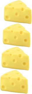 TOYANDONA 4 Pçs Brinquedo De Pressão De Queijo Brinquedos De Estresse Brinquedo De Queijo Biggie Brinquedos De Estiramento De Queijo Para Meninos Brinquedos De Alívio De Queijo Bola De