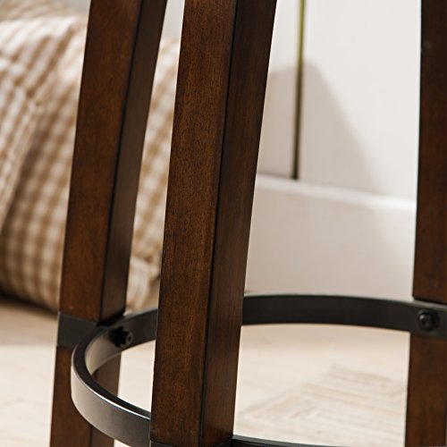 Image of Leick Home Calton Bar Stool, Sable, Sienna