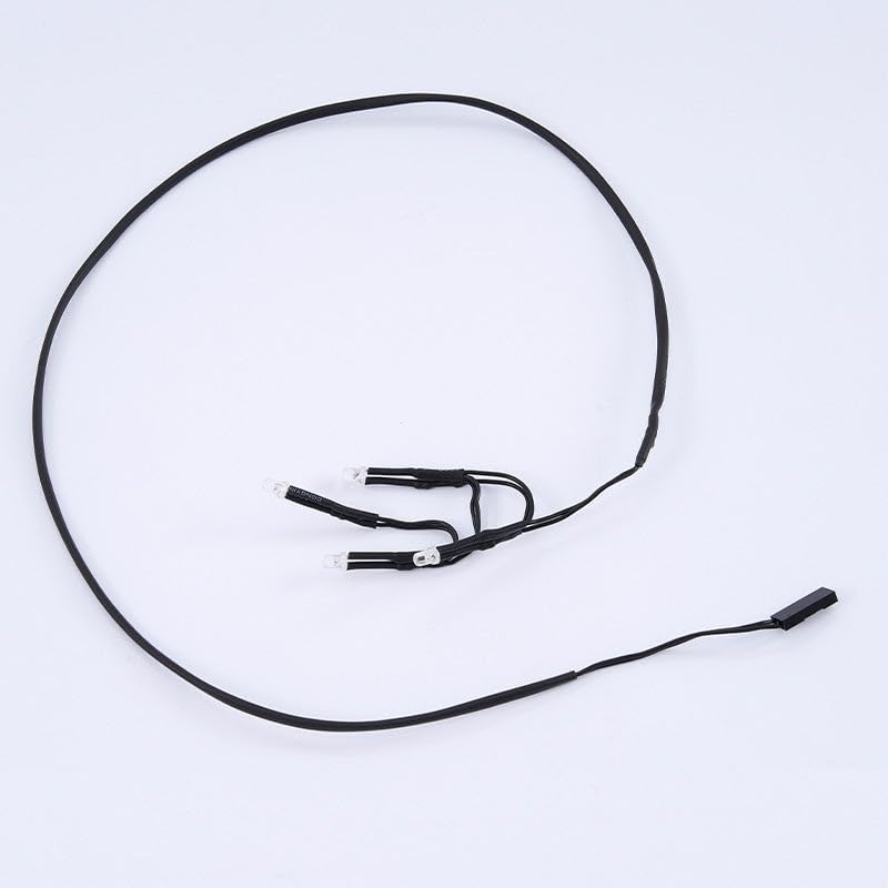 FMS FCX10 Rc Car Parts RC Crawler RC Trucks Parts Replacement Accessory for 1/10 Toyota LC80: Spotlight Led Wire Set