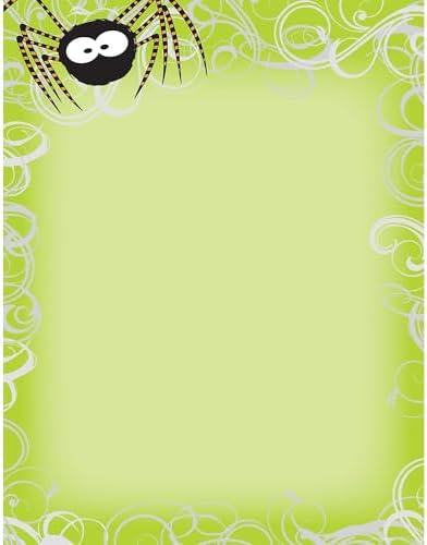 Great Papers! Halloween Spider Swirls Letterhead and Printer Paper, Imprintable Stationery, 80 Sheets, 8.5" x 11" (2014063) image 3