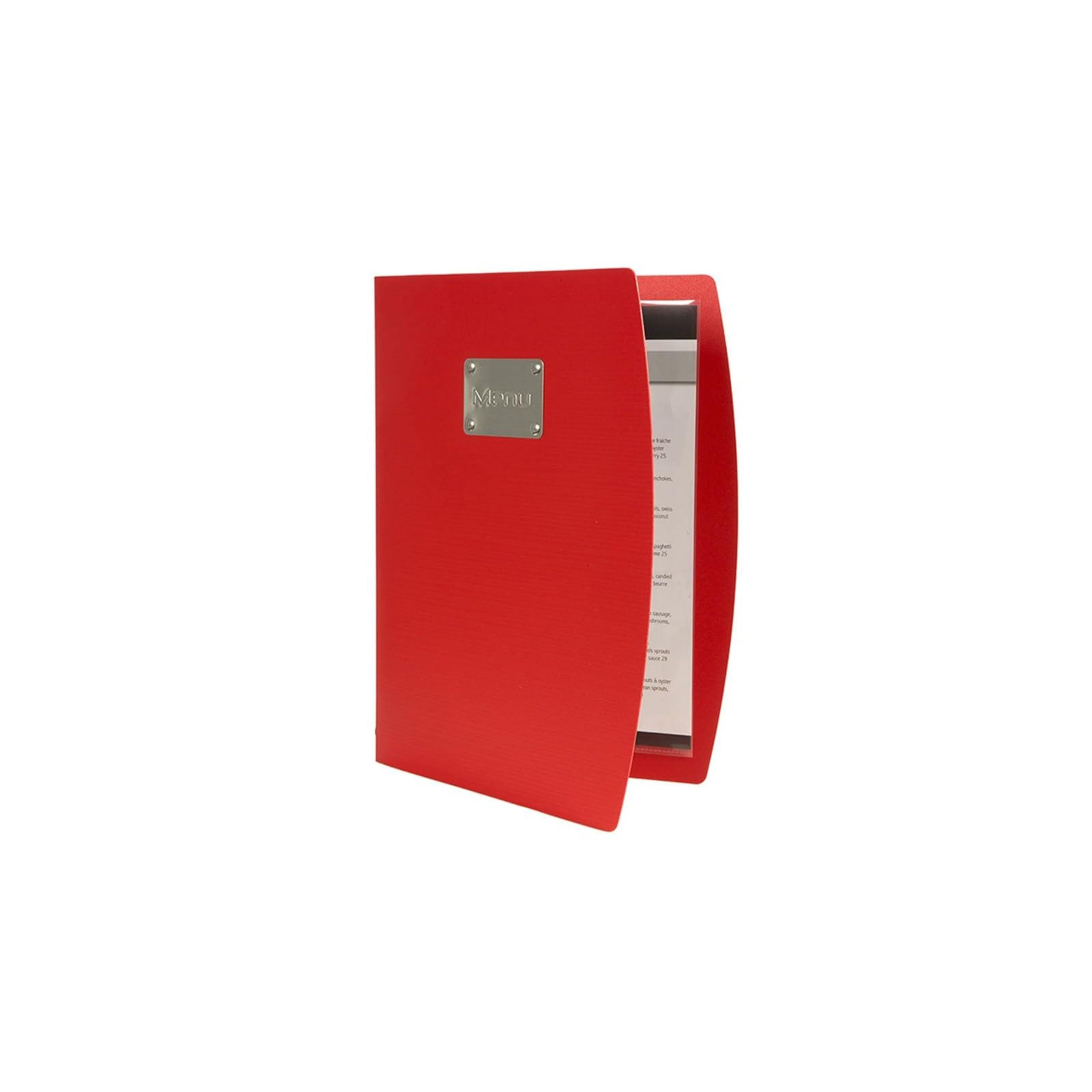 SECURIT - 10 Menükarten Rio Rot – Rot