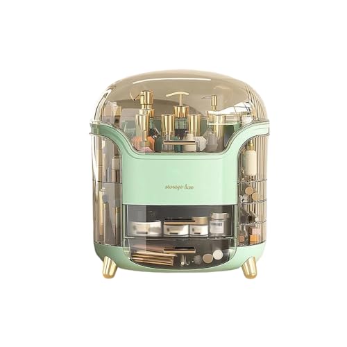 メイクボックス 大容量 可愛い コスメボックス 持ち運び かわいい おしゃれ 女の子 化粧品収納ボックス おしゃれ コンパクト コスメ収納 引き出し 白 メイク収納 大容量 引き出し コスメ 収納 棚 強い耐久性 整理簡単 蓋付き ケースカバー立ち可能 小