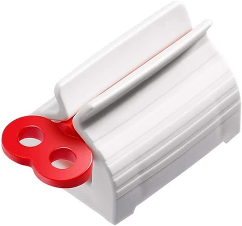 Hoppokart Toothbrush Holders Rolling Toothpaste Holder Rotating Squeezing Toothpaste Artifact Dispenser for Bathroom (Pack of 1)
